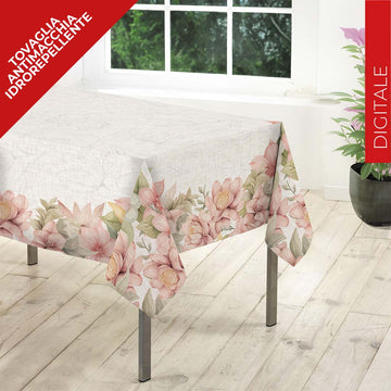 Tovaglia Antimacchia Fiori 140x180