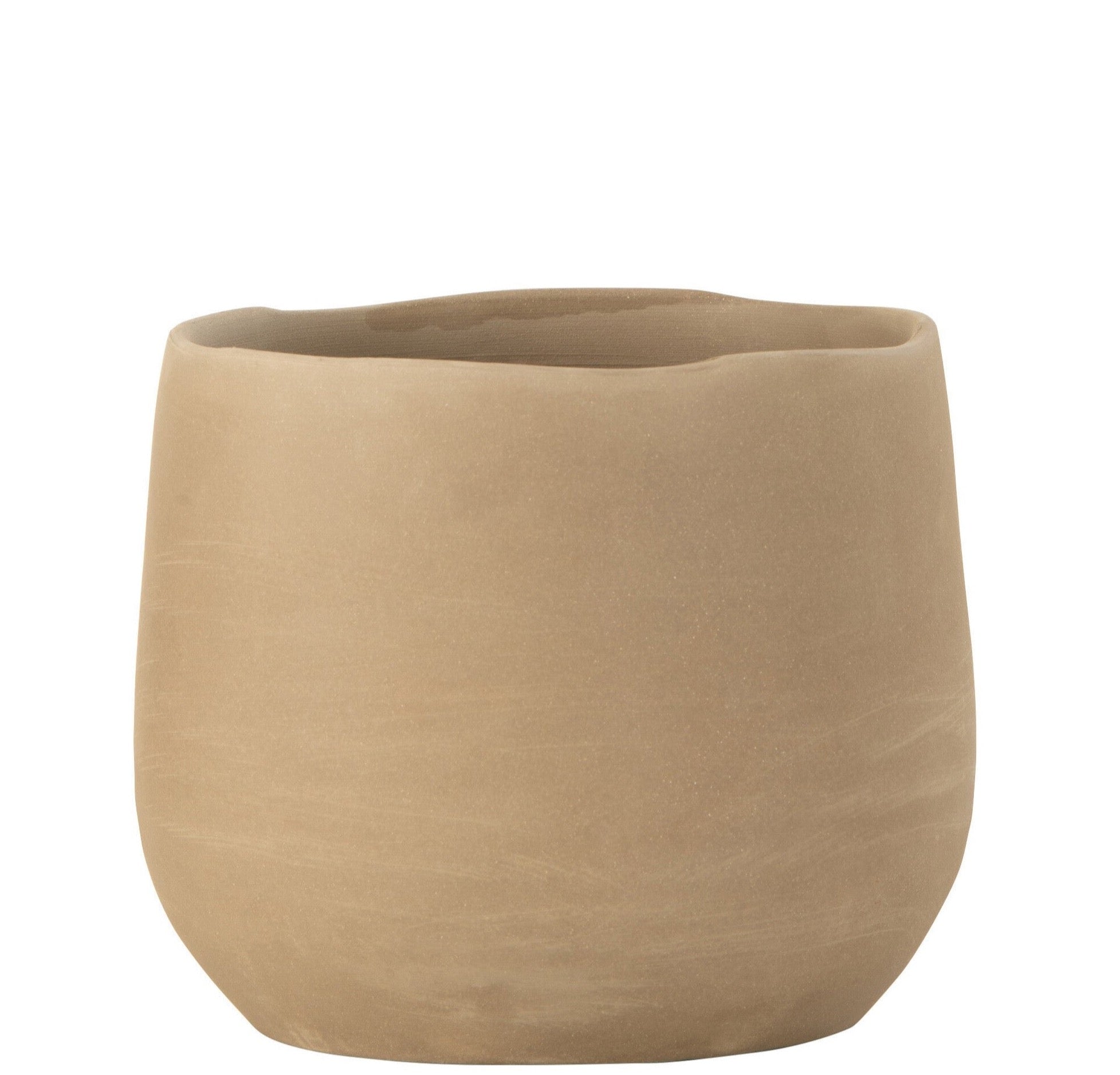 Vaso per Pianta Beige H 16cm