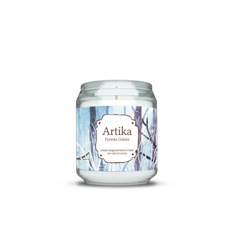 Candela ARTIKA “FORESTA GELATA” - Piccola 190gr