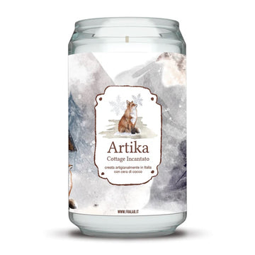 Candela ARTIKA “COTTAGE INCANTATO” - Grande 390gr