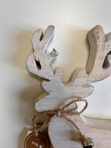 *con difetto* Decorazione Renna - Legno chiaro