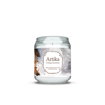 Candela ARTIKA “COTTAGE INCANTATO” - Piccola 190gr