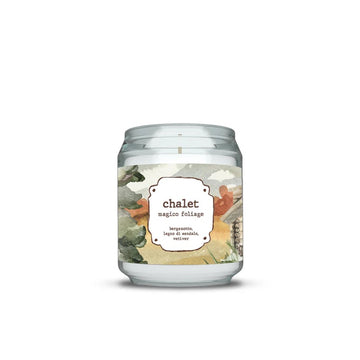 Candela CHALET “MAGICO FOLIAGE” - Piccola 190gr