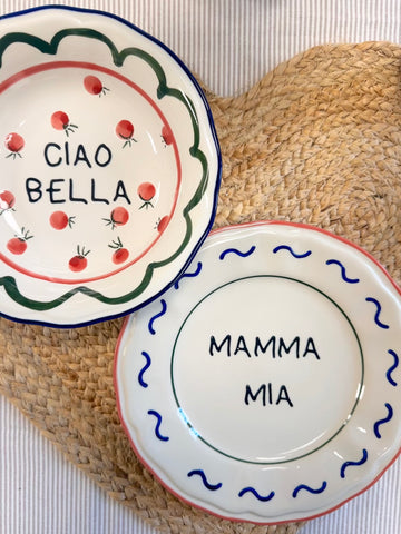 Set Piatti CIAOBELLA/MAMMAMIA (1 posto tavola)