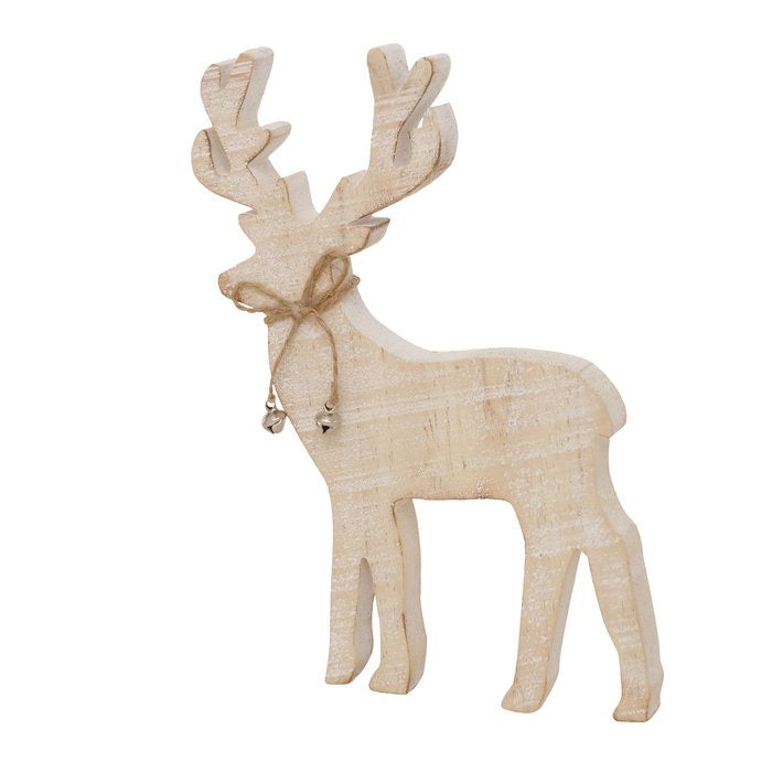*con difetto* Decorazione Renna - Legno chiaro