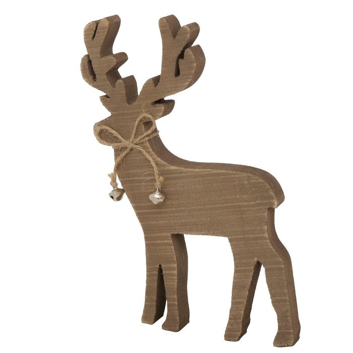 *con difetto* Decorazione Renna - Legno scuro (A)