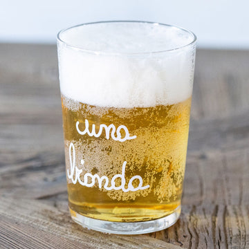 Set 2 bicchieri birra "Una Bionda" 50,5 cl